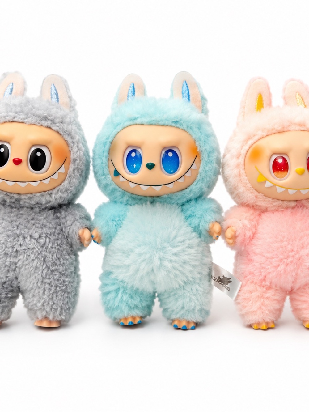 3 Labubu/Lafufu Dolls